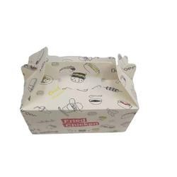 Gà rán ODM Hộp đóng gói thực phẩm tùy chỉnh Độ cứng tốt Tái chế