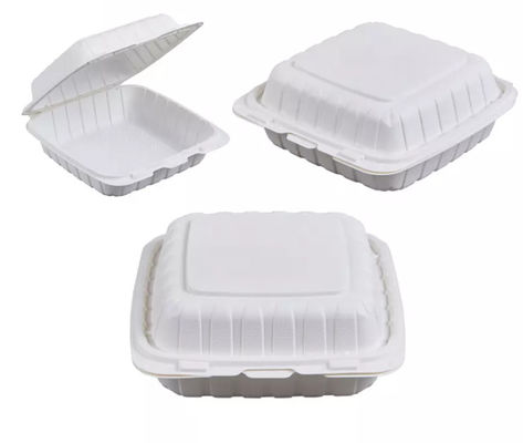 Clamshell Takeaway Hộp đóng gói thực phẩm tùy chỉnh Square ISO9001
