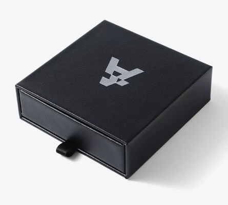 PMC PU Leather Hộp giấy Hộp trang sức Bao bì Debossing FSC
