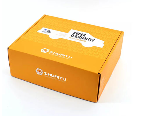 CMYK Phụ tùng ô tô Bao bì Hộp giấy Varnishing Orange Custom LOGO BSCI