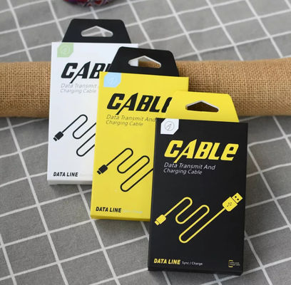 Hộp đóng gói điện tử CMYK Dập nổi Logo thực phẩm Hộp các tông in