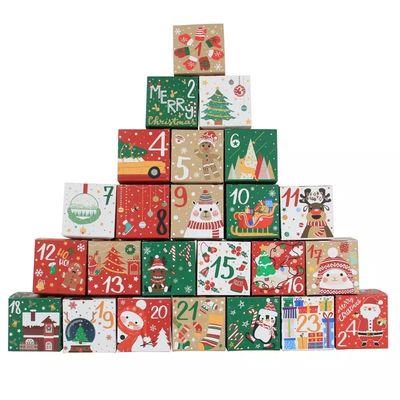 Hộp quà kẹo ngày lễ bằng bìa cứng sang trọng 10 * 10 * 10cm Nhiều màu