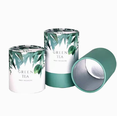 Ống giấy Các tông hộp trà Bao bì trà hình trụ có thể phân hủy sinh học