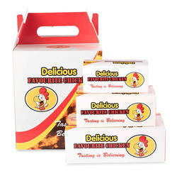 Takeaway Hộp đóng gói thực phẩm tùy chỉnh Hộp gà rán có thể tái chế SGS