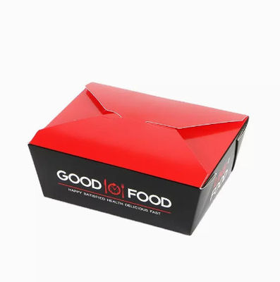 Mì Kebab Hộp đóng gói thực phẩm tùy chỉnh Hộp thực phẩm mang đi CMYK dùng một lần