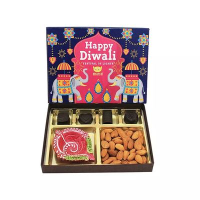 In trang trí quà tặng đám cưới Hộp đóng gói Hộp đóng gói trái cây khô Diwali Rỗng
