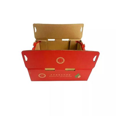 Hộp đóng gói các tông sóng CMYK In hộp đóng gói trái cây và rau quả