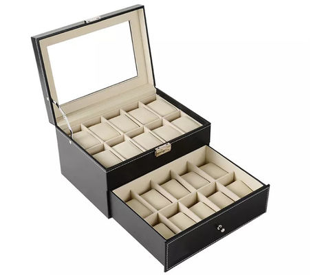 20 chiếc Hộp đựng bằng gỗ MDF Bộ sưu tập Hộp đựng hộp đựng đồng hồ ISO9001
