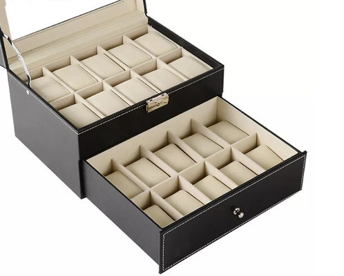 20 chiếc Hộp đựng bằng gỗ MDF Bộ sưu tập Hộp đựng hộp đựng đồng hồ ISO9001