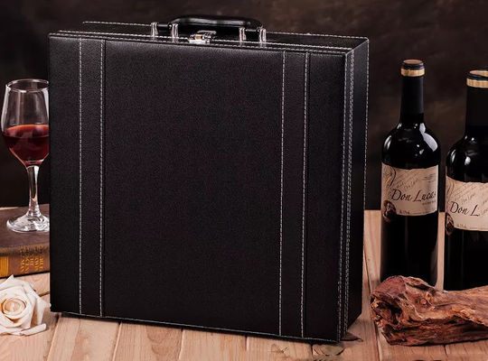 Whiskey Brandy Wine Bao bì Hộp hộp rượu thủ công Hộp quà tặng dập nổi