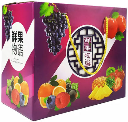 Chuối các tông đóng gói hộp Hộp vận chuyển sóng tùy chỉnh cho trái cây