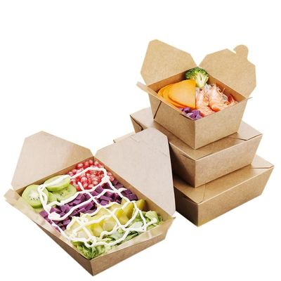 Hộp đóng gói thực phẩm dùng một lần ODM Hộp đóng gói thực phẩm nhanh có thể phân hủy sinh học 800ml