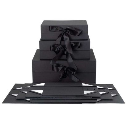 Quần áo có thể gập lại Hộp đóng gói Debossing Hộp quà tặng giấy Kraft Handmade
