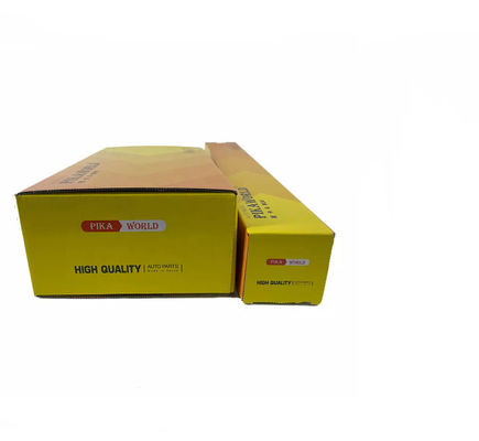 Gấp hộp bao bì có thể phân hủy được Tấm dập nổi hộp giấy màu vàng