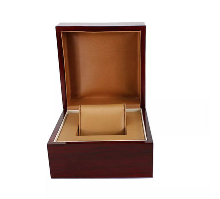 Hộp đóng gói đồng hồ ROYAL để làm quà tặng bằng gỗ có độ bóng cao bằng tay