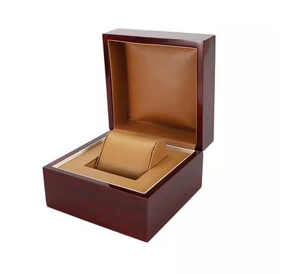 Hộp đóng gói đồng hồ ROYAL để làm quà tặng bằng gỗ có độ bóng cao bằng tay