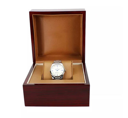 Hộp đóng gói đồng hồ ROYAL để làm quà tặng bằng gỗ có độ bóng cao bằng tay