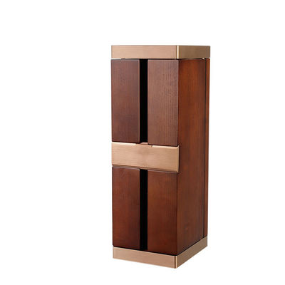 Giấy MDF Veneer Hộp quà rượu bằng gỗ Các tông thủ công cho một chai