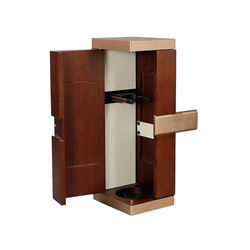 Giấy MDF Veneer Hộp quà rượu bằng gỗ Các tông thủ công cho một chai
