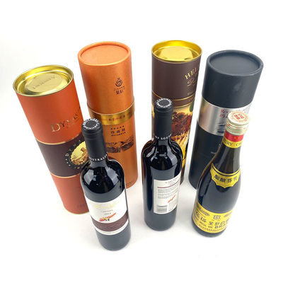 OEM ODM Logo Chai rượu bằng gỗ Hộp quà Hộp giấy Carton