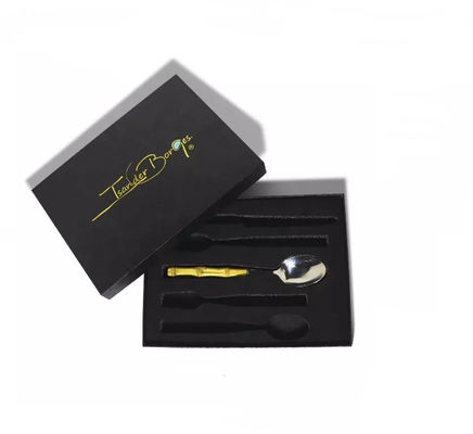 Hot Stamping Logo Bộ đồ ăn Bao bì Hộp Bộ dao kéo ISO Hộp quà tặng