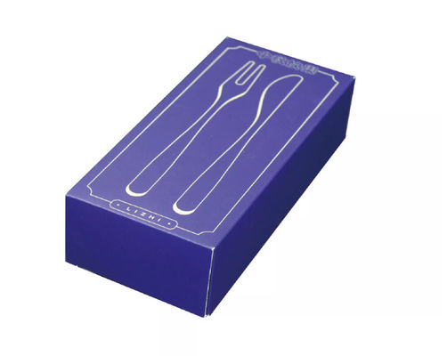 Varnishing Bộ đồ ăn Hộp đóng gói Hộp đựng đồ ăn tối cho muỗng nĩa