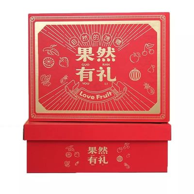 Hộp đóng gói trái cây in tùy chỉnh Hộp đóng gói rau OEM ODM