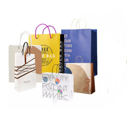 Takeaway Bao bì Túi mua sắm Dây rút Giày CMYK Túi quần áo