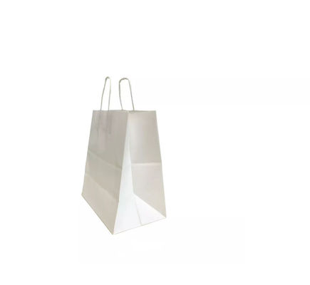 Túi xách giấy kraft di động Takeaway Mua sắm túi quà tặng Bao bì ODM