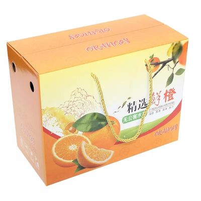 Hộp sóng tùy chỉnh cho trái cây In offset 4c Giấy chứng nhận ISO