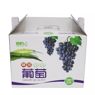 Hộp đóng gói các tông sóng nho có thể tái chế Dia9cm * H16cm