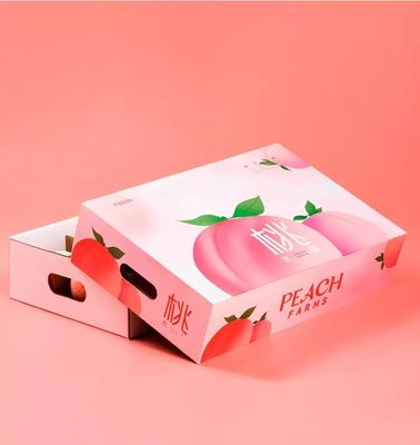 Tấm tôn Hộp đóng gói trái cây Varnishing Apple Hộp đóng gói