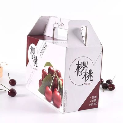 Vật liệu tái chế Hộp đóng gói trái cây Hộp các tông vận chuyển trái cây