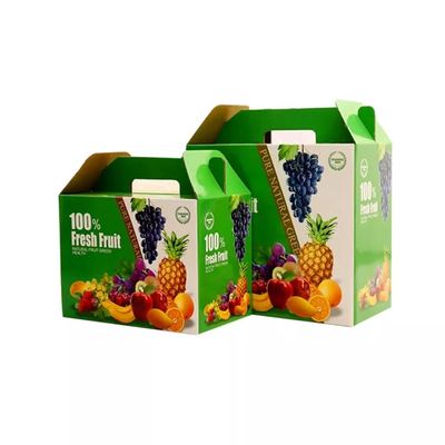 Hộp bao bì trái cây CMYK Hộp trái cây sóng tùy chỉnh