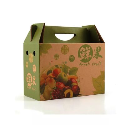 Hộp bao bì trái cây CMYK Hộp trái cây sóng tùy chỉnh