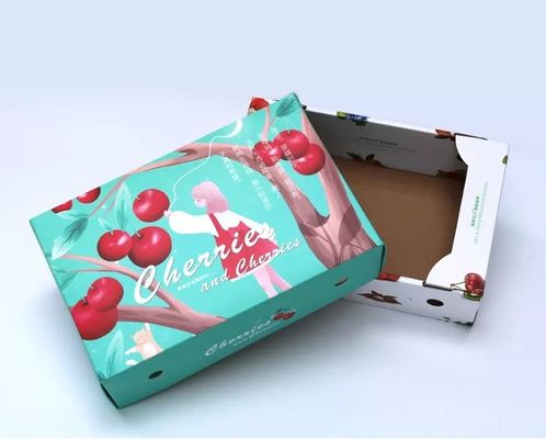 Hộp các tông trái cây rau củ thân thiện với môi trường Màu CMYK / Pantone