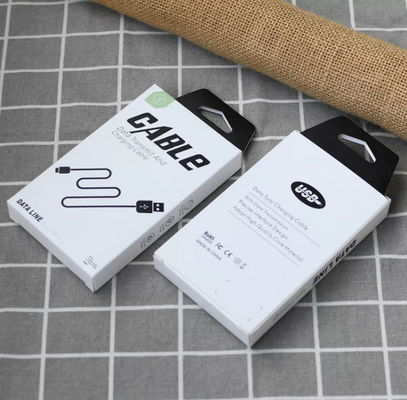 Hộp đóng gói điện tử CMYK Dập nổi Logo thực phẩm Hộp các tông in