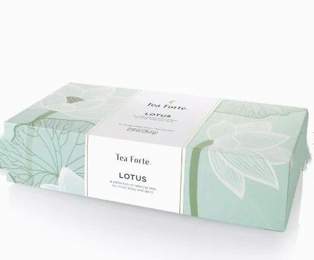 Handmade Ivory Board Tea Bao bì các tông Màu CMYK Logo tùy chỉnh