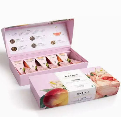 Hộp trà giấy các tông in tùy chỉnh gấp thủ công