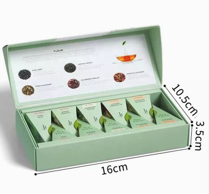 Hộp trà giấy các tông in tùy chỉnh gấp thủ công