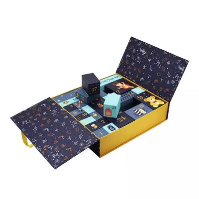 Hộp quà tặng các tông hình chữ nhật Giáng sinh OEM ODM Hộp lịch Advent