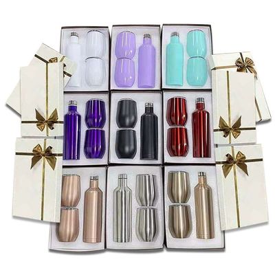 Hộp quà tặng thủy tinh rượu 500ml 12oz Hộp thép không gỉ cách nhiệt thăng hoa