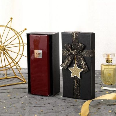 Hộp các tông Xmas 40 * 40 * 100mm để đóng gói chai nước hoa