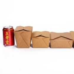 Hộp đựng thực phẩm tùy chỉnh Takeaway Hộp đựng thực phẩm bằng giấy dùng một lần không thấm mỡ ISO9001