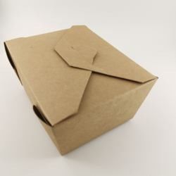 Hộp đựng thực phẩm tùy chỉnh Takeaway Hộp đựng thực phẩm bằng giấy dùng một lần không thấm mỡ ISO9001