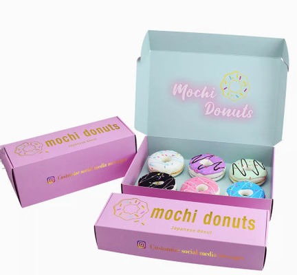 Hộp bánh bao bì giấy thực phẩm Bánh có rãnh Màu CMYK Debossing