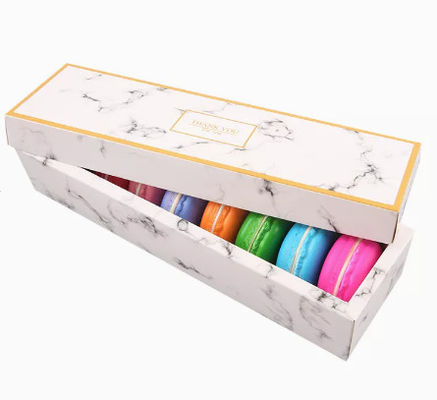 Bao bì hộp Macaron tròn Thư mục hộp bánh quy thủ công