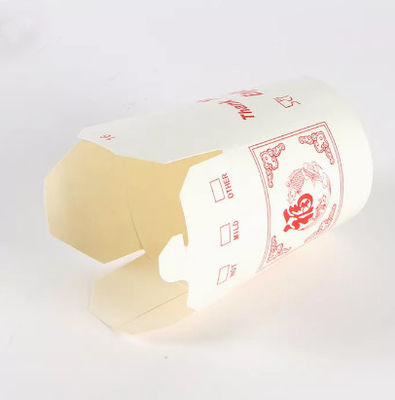 Mì Kebab Hộp đóng gói thực phẩm tùy chỉnh Hộp thực phẩm mang đi CMYK dùng một lần